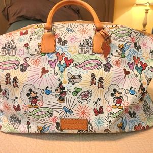 Dooney and bourke disney sketch weekender bag